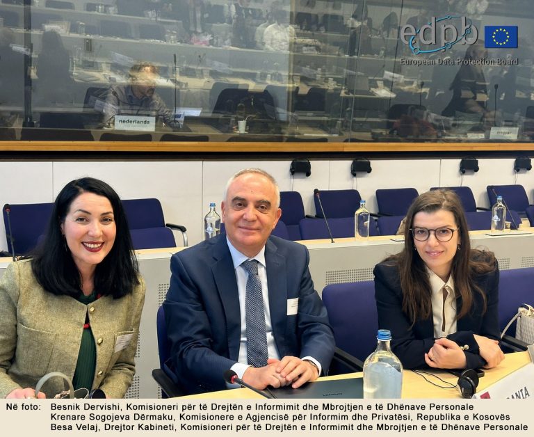 Komisioneri Dervishi ngre në Bruksel statusin e vendeve kandidate në transferimin e të dhënave, Komisioneri Evropian McGrath vlerëson progresin e Shqipërisë