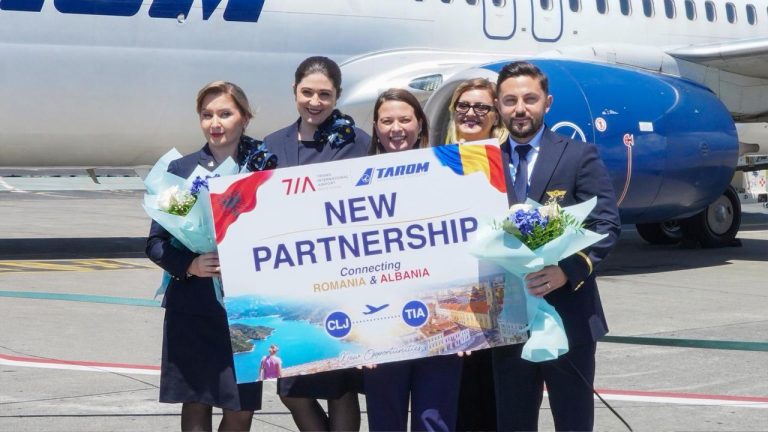 Linjë e re ajrore me Rumaninë, TAROM nis fluturimet në TIA