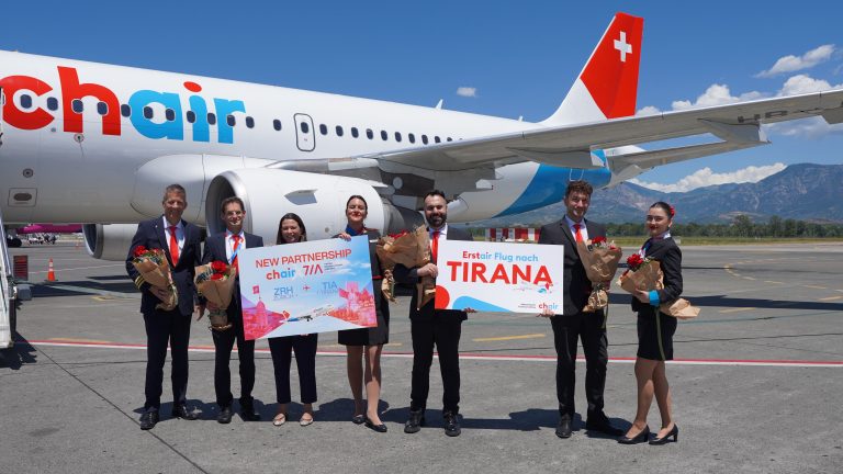 Nisin fluturimet direkte mes Zyrihut dhe Tiranës përmes Chair Airlines